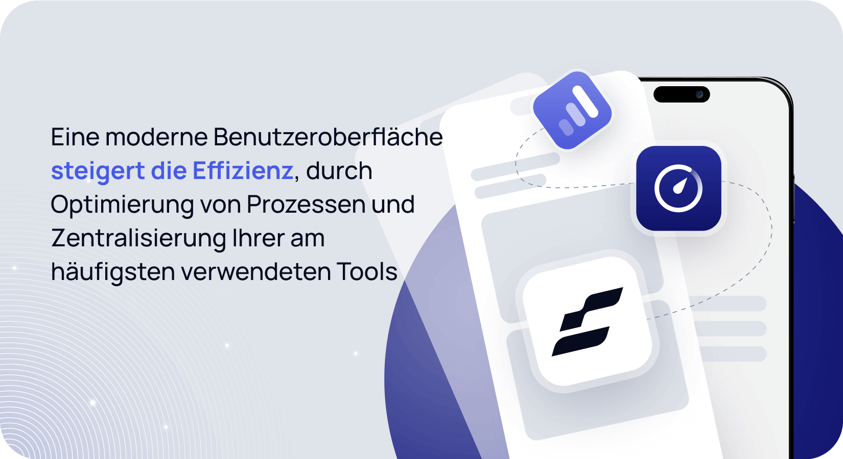 Ein benutzerfreundliches Dashboard und moderne Benutzeroberfläche ermöglicht erhöhte Effizienz und optimierte Prozesse, die alle Tools, die Sie am häufigsten verwenden, zentralisieren